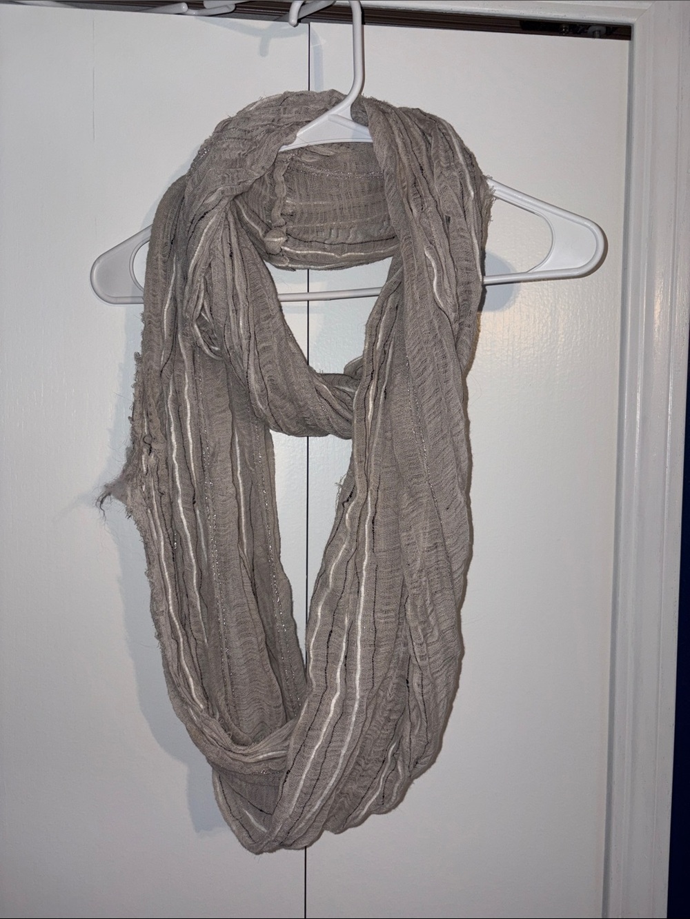 Simply Vera Vera Wang Taupe Infinity Scarf